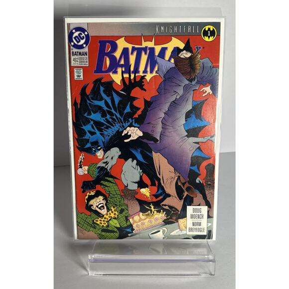 Batman #492 Knightfall Part 1 Bane & Mad Hatter Appearance Doug Moench Story - Picture 1 of 7